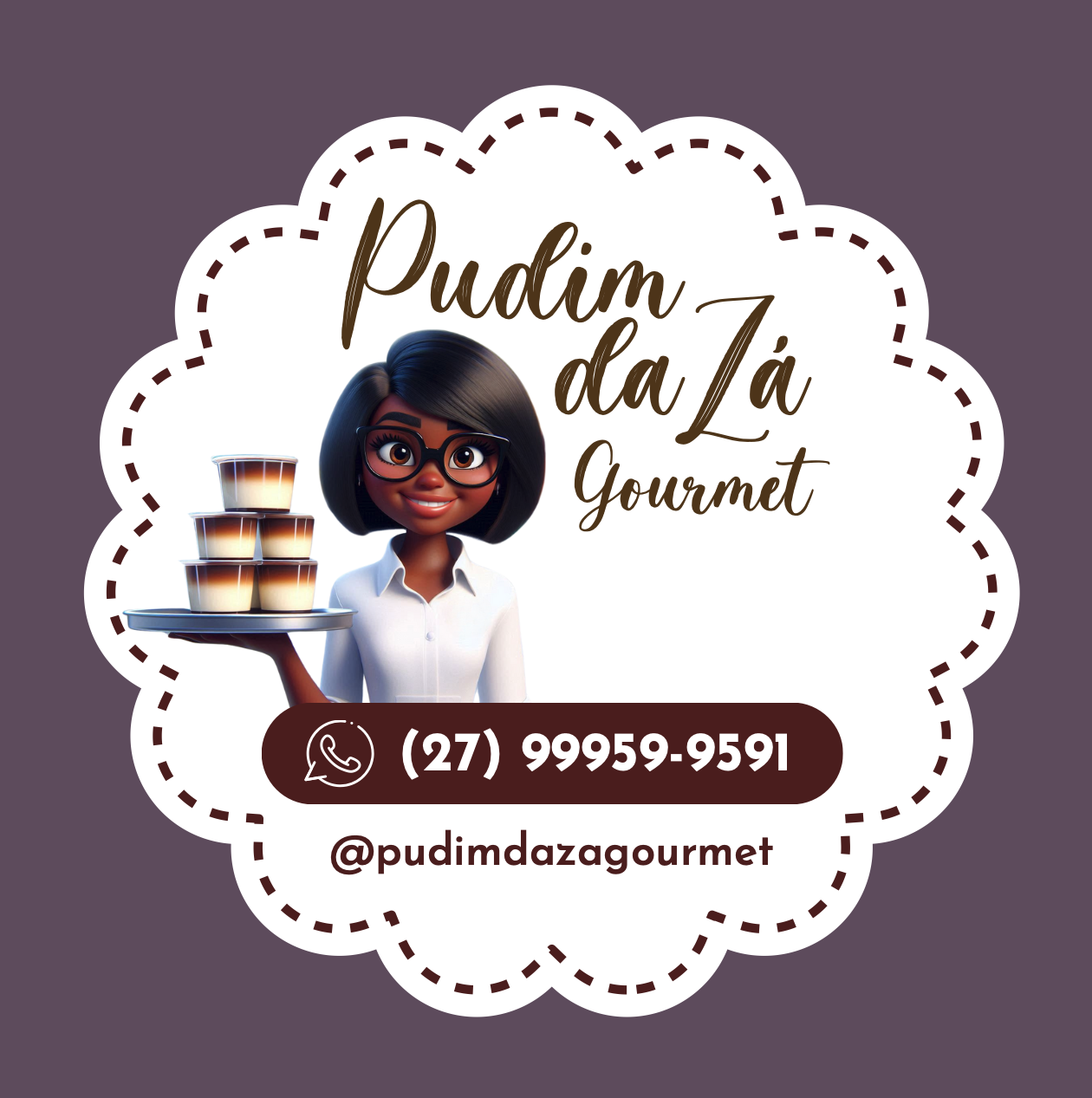 Pudim da Zá Gourmet